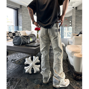 Magadeth 「王炸重工」店主私服全刺绣牛仔裤耗时半年显瘦腿长