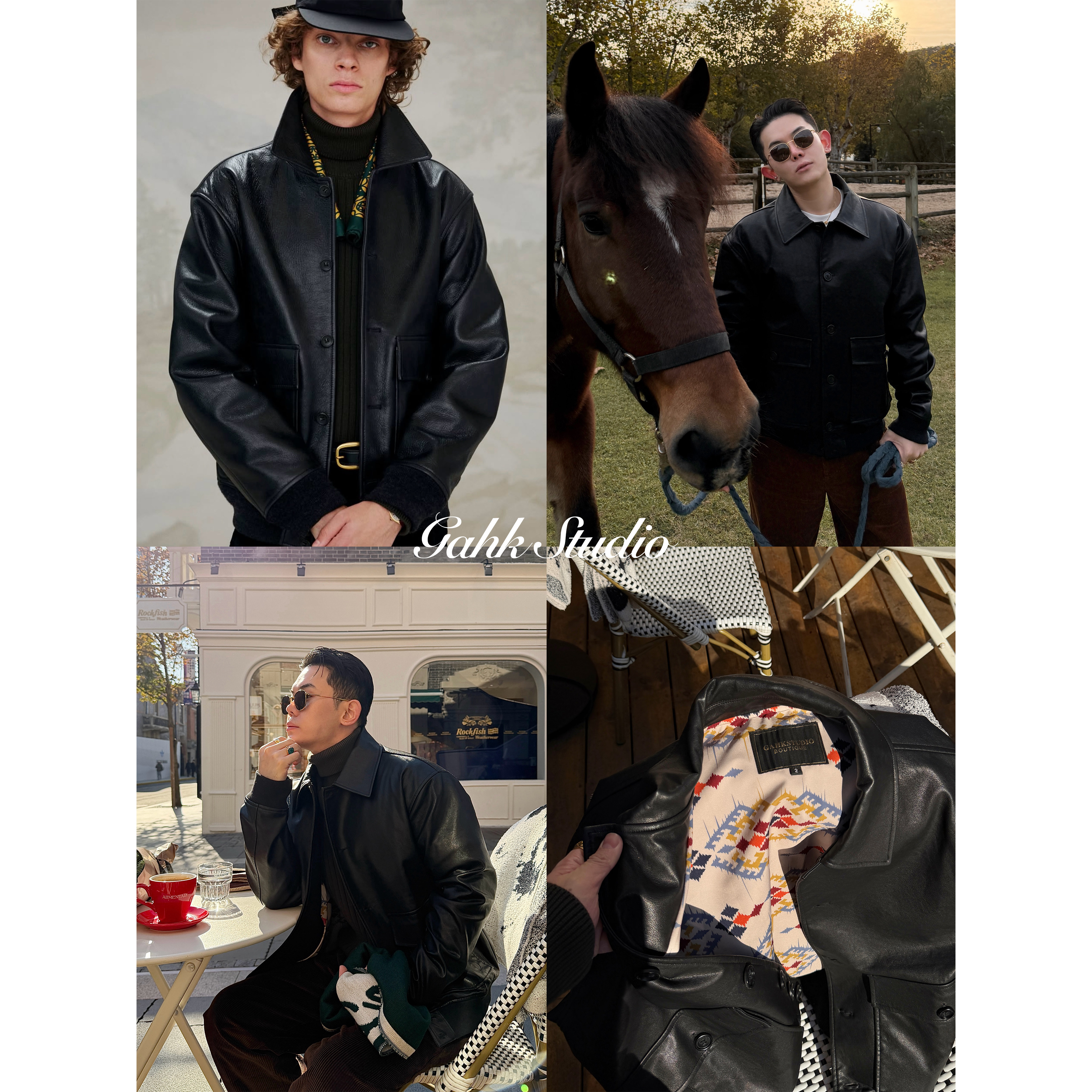 GAHKSTUDIO「店主私服」今年最板正的夹克纽约新贵美式老钱百搭