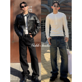 今年最硬 all 牛仔裤 GAHKSTUDIO G家秀款 两色全做了 自留