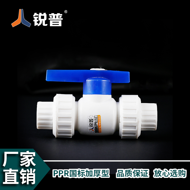 ppr双活接阀门20 25 32 4分 6分 1寸双活接钢芯球阀开关  ppr配件