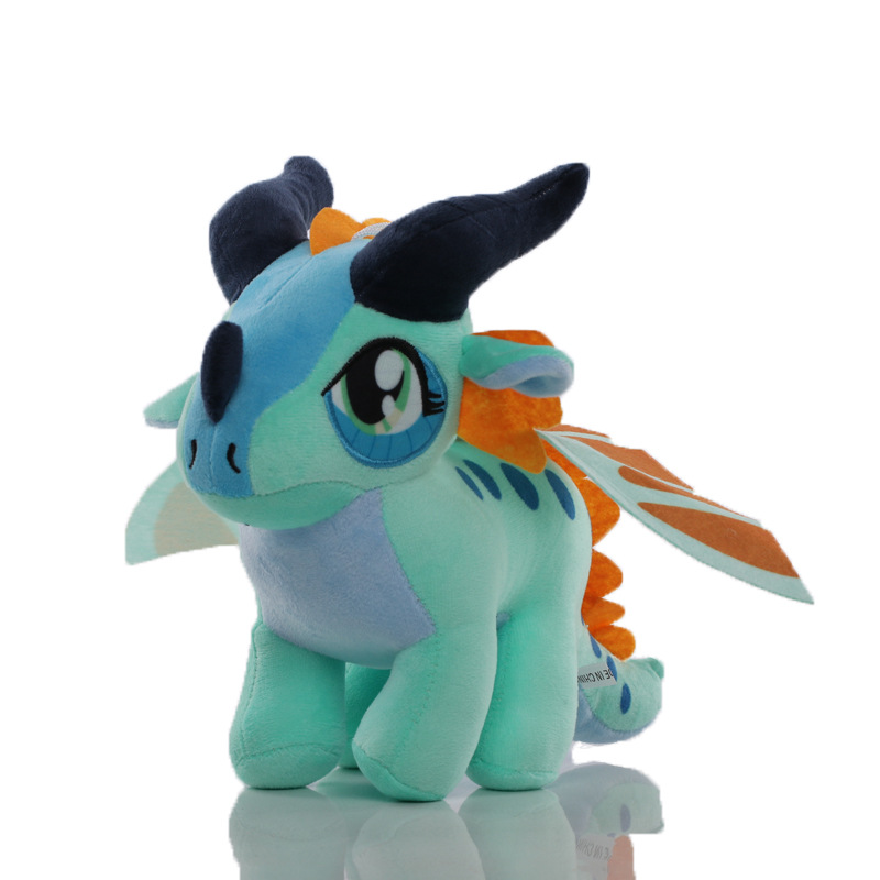 现货跨境新品 wings of fire dragon 蓝色大眼龙毛绒玩具公仔