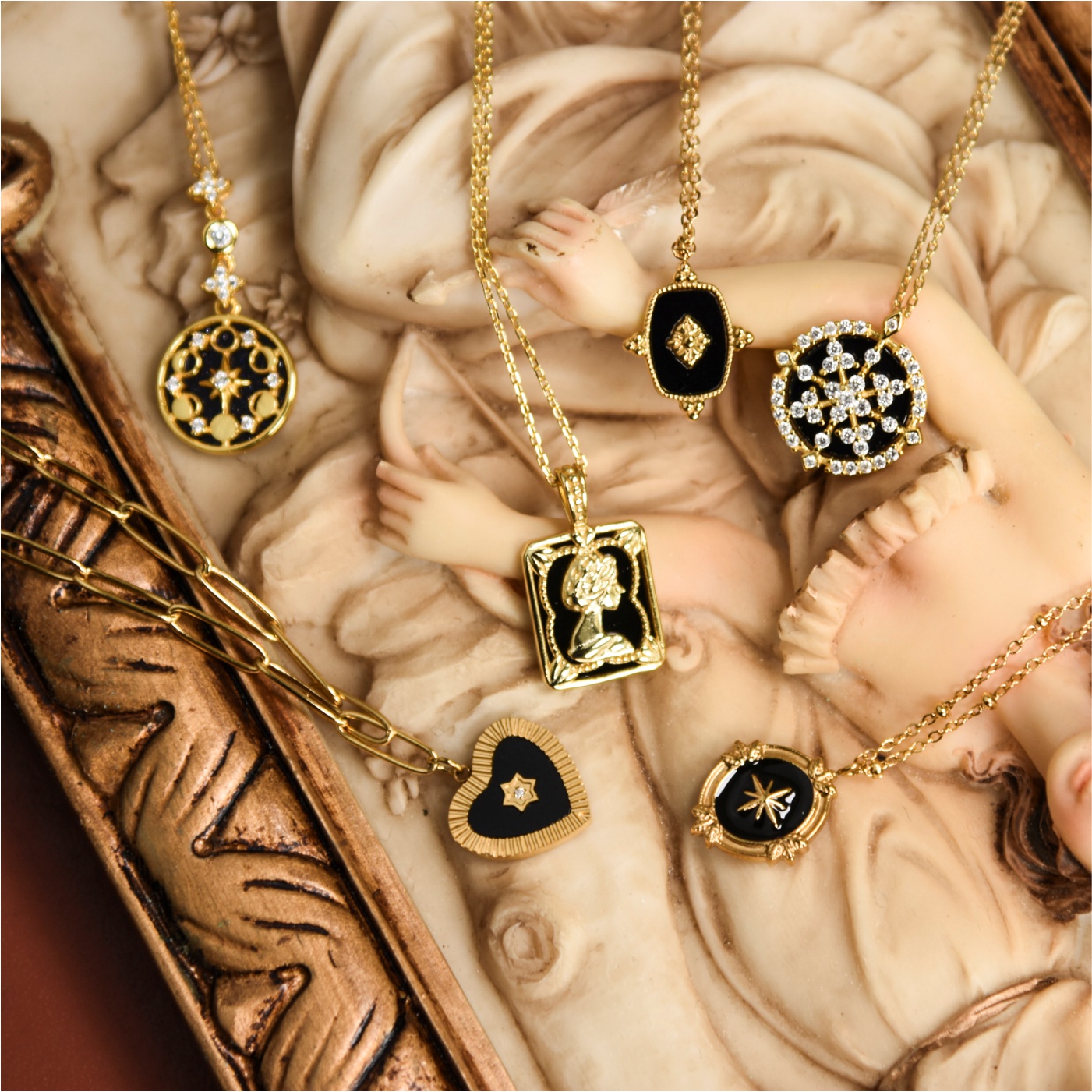 【既见君子,云胡不喜】法式复古项链轻奢小众2025年新款女配饰ins