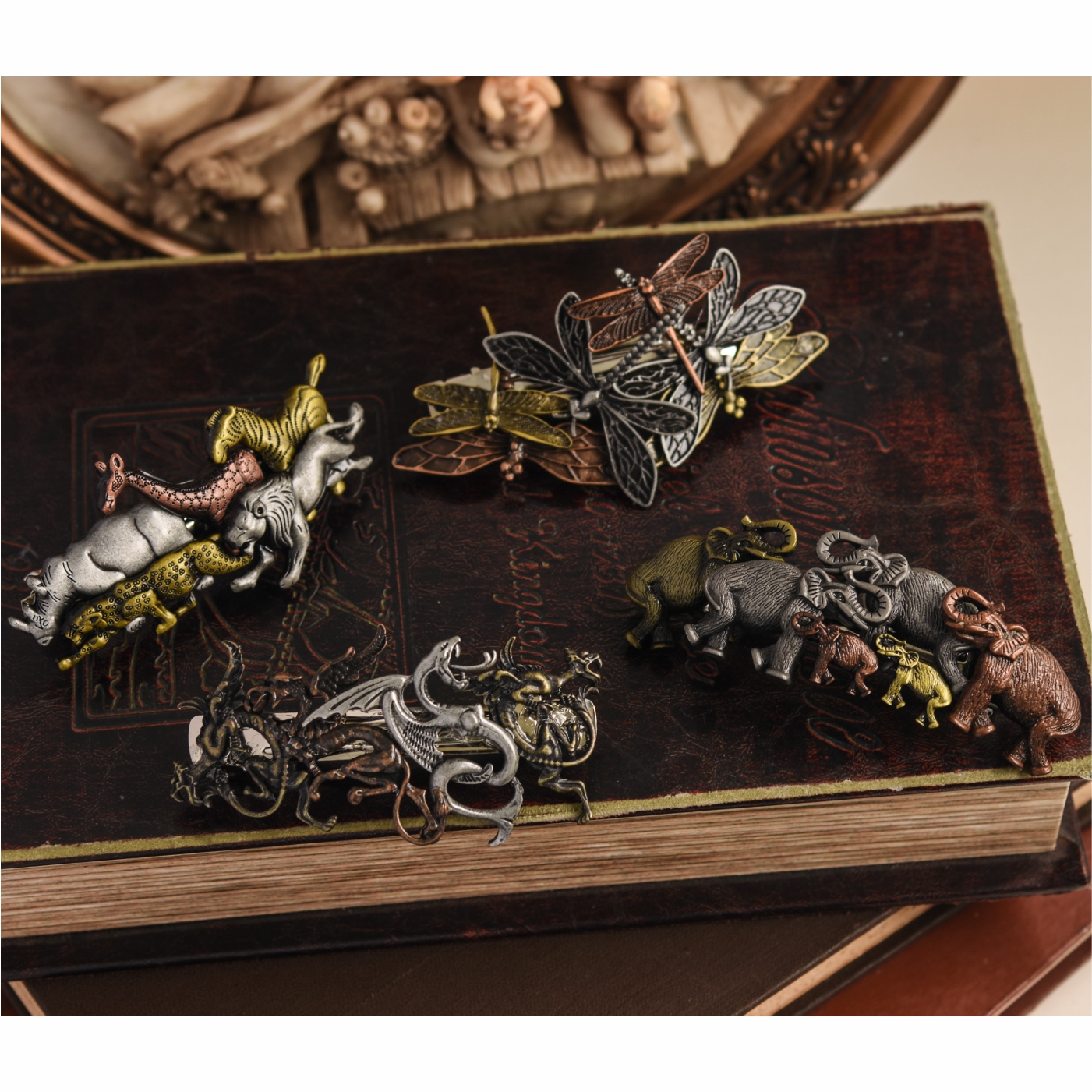 动物世界童趣小众发饰发夹