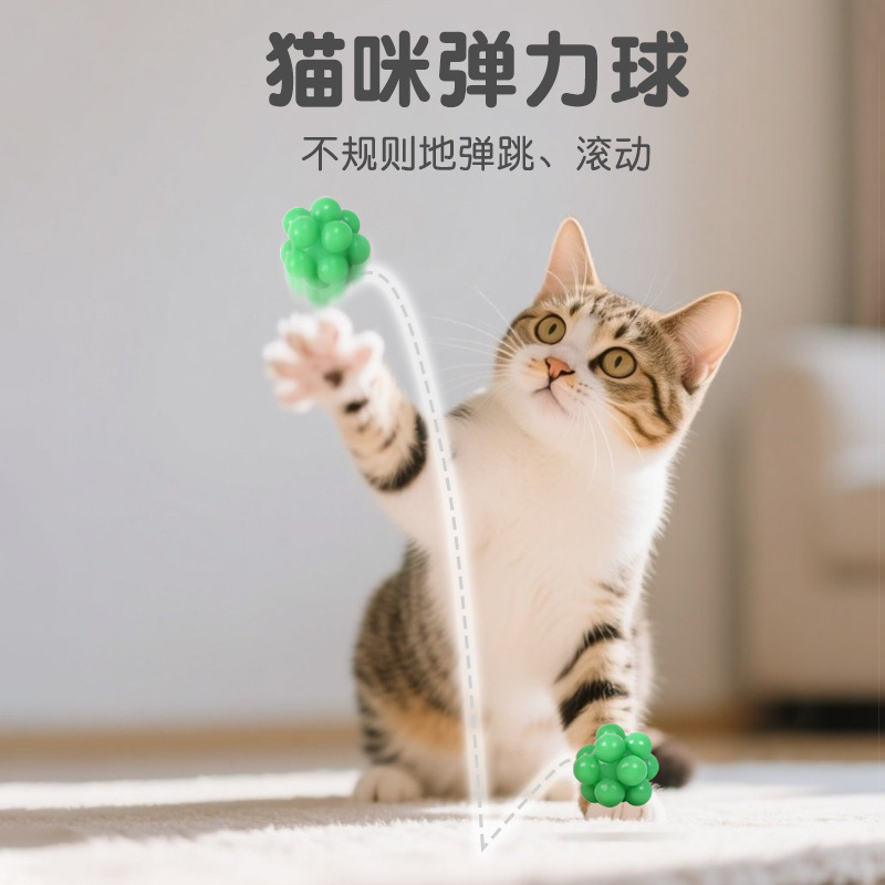 猫咪玩具球弹力球宠物球