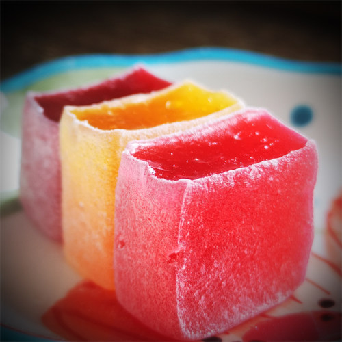 纯果汁制作土耳其软糖