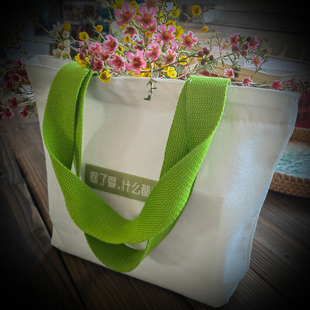素兮手作。手提礼品袋 涤棉帆布袋 可装2到4盒糖果