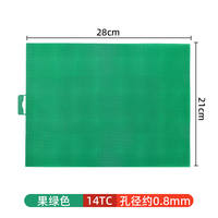 Three-dimensional embroidery, cross-stitch, CT fabric, 14CT, 7CT plastic sheet, grid sheet, handcrafted fabric, base fabric, embroidery, DIY grid board thumbnail 7