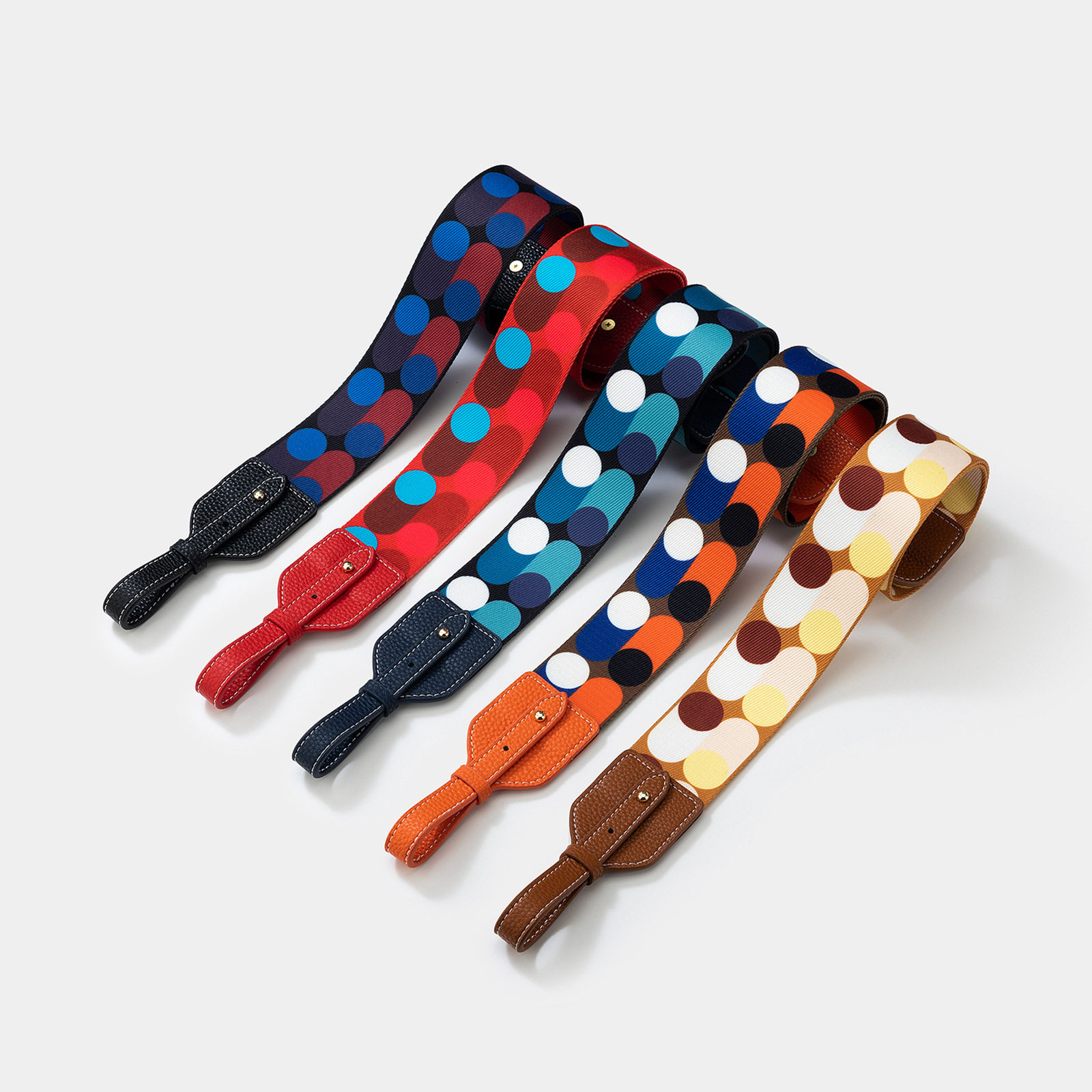 跨境专供新款圆点印花包带H家林迪包伊芙琳包菜篮子包替换宽肩带