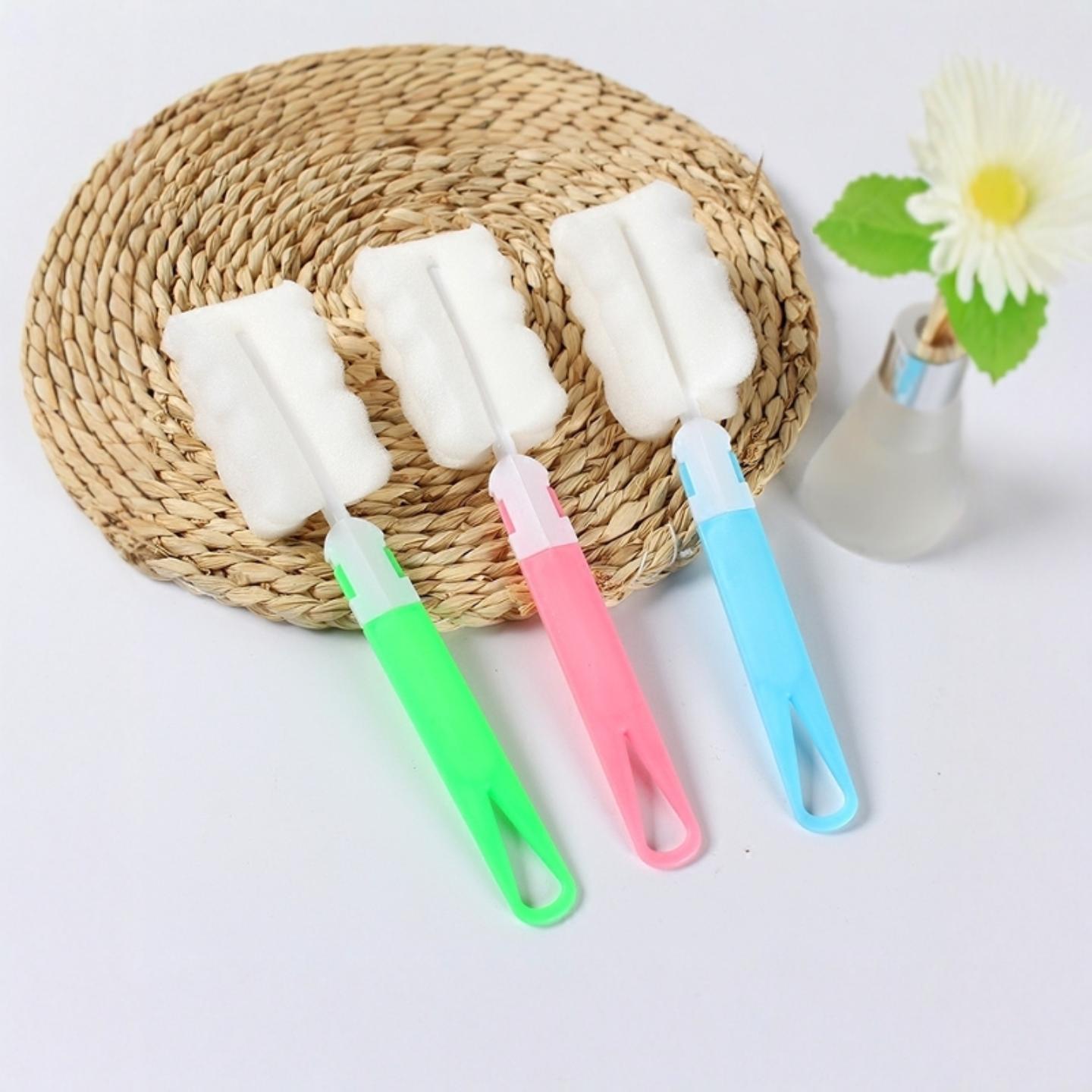 海绵洗杯刷长柄家用可拆卸清洁