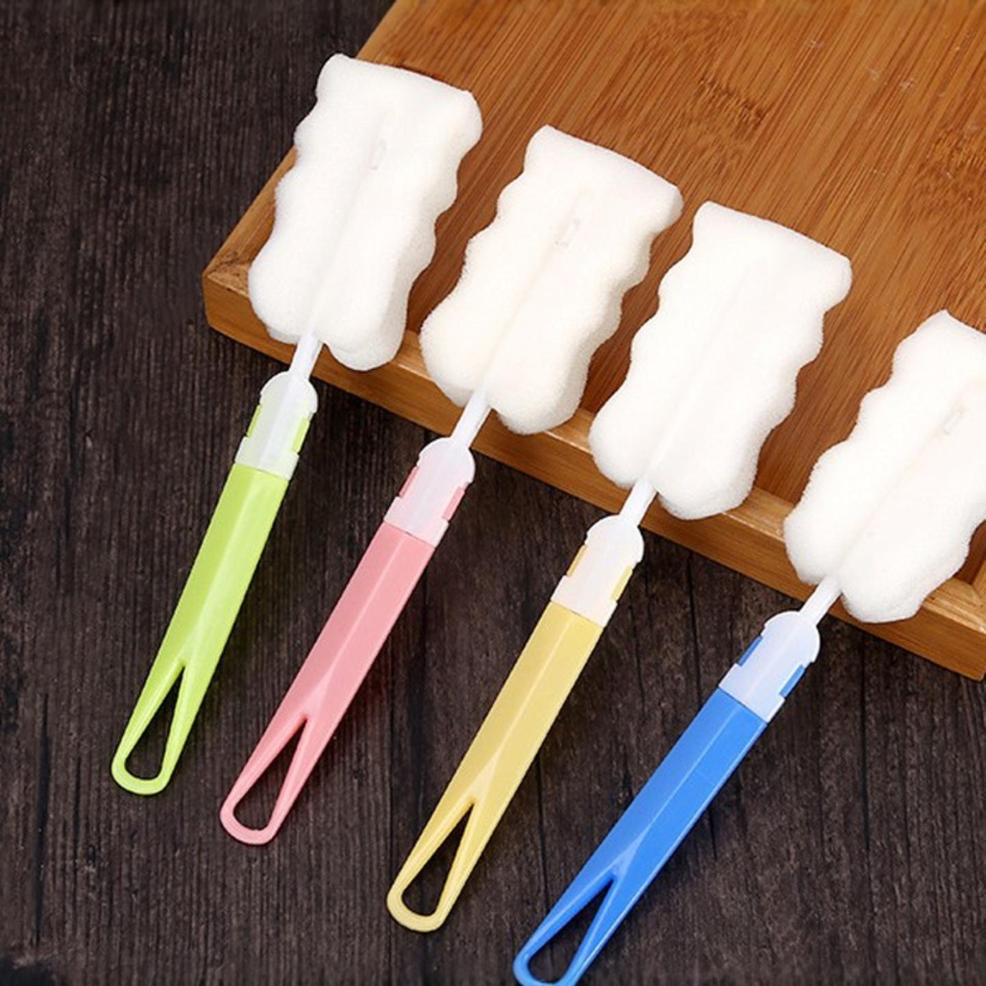 海绵洗杯刷长柄家用可拆卸清洁