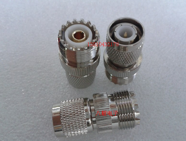 高频/射频头UHF母转TNC公 UHF-K/TNC-J转换头 对接机周边转接头