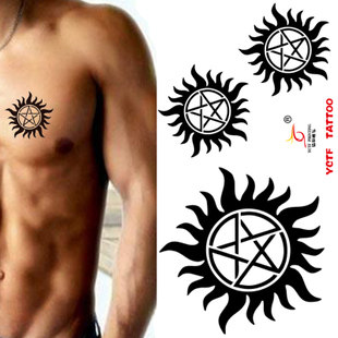 SPN邪恶力量纹身贴防止附身