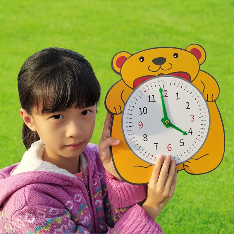 学生学时间钟表模型数学教具钟
