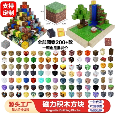 磁力方块强磁益智搭建玩具