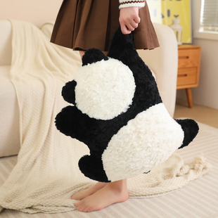 熊猫背影抱枕玩偶可爱沙发宿舍学生床头睡觉靠背垫网红飘窗腰枕头