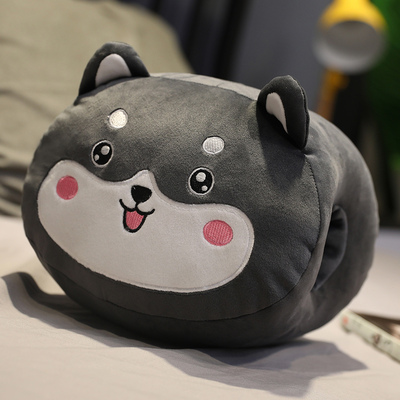 卡通暖手抱枕可爱插手办公室午睡