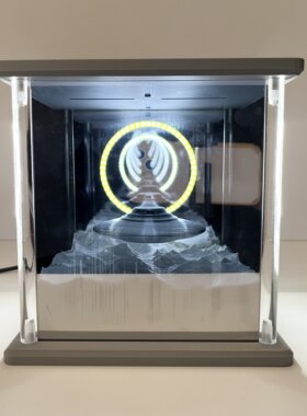 磁悬浮飞碟深渊虫洞灯高达科幻模型展示台创意灯组可外带含电池包