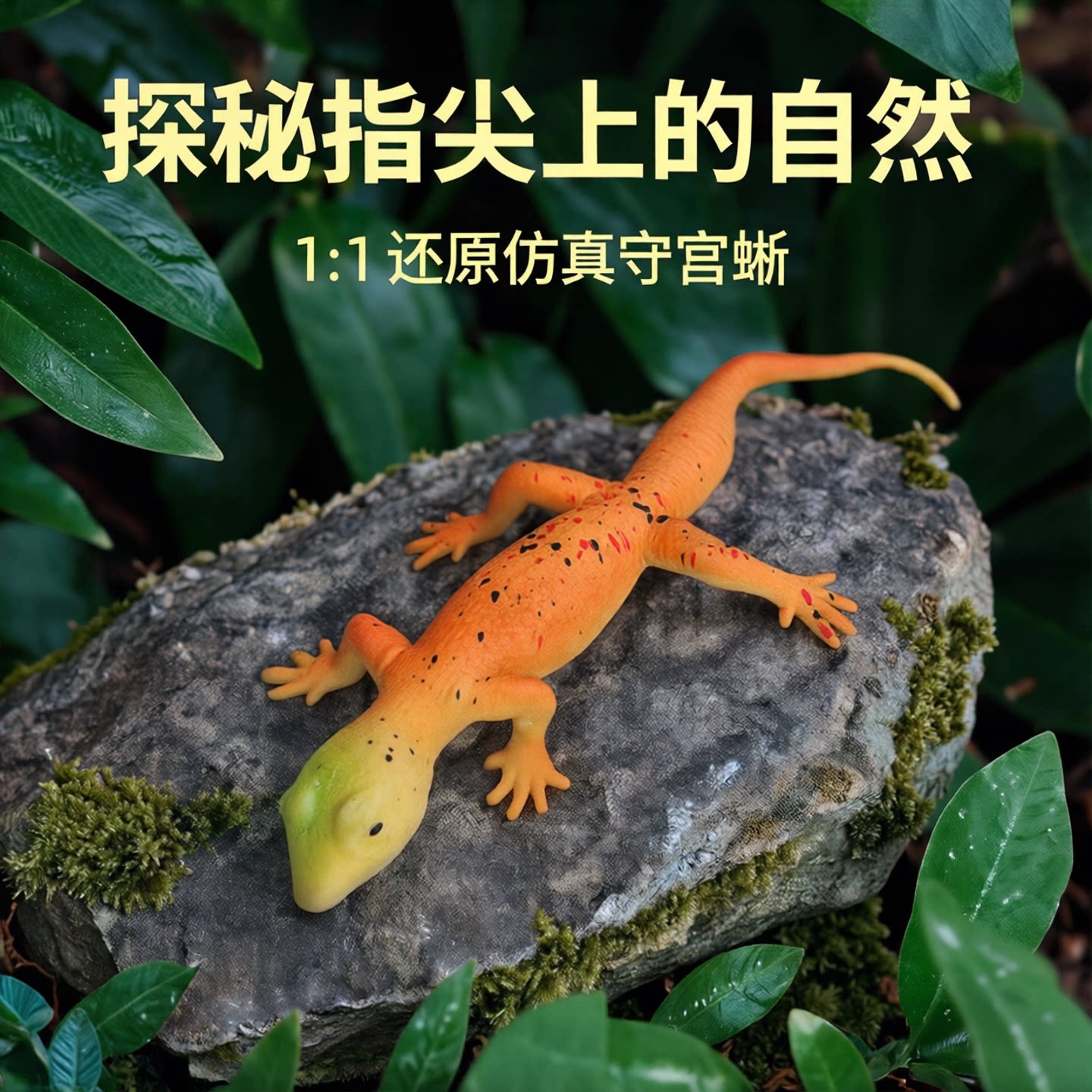 TPR软胶蜥蜴QQ弹解压放松玩具