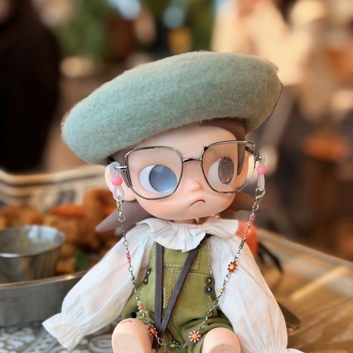 zsiga嘎子MOLLY姐贝雷帽8分娃衣着替娃娃帽子小配饰贝雷帽着替