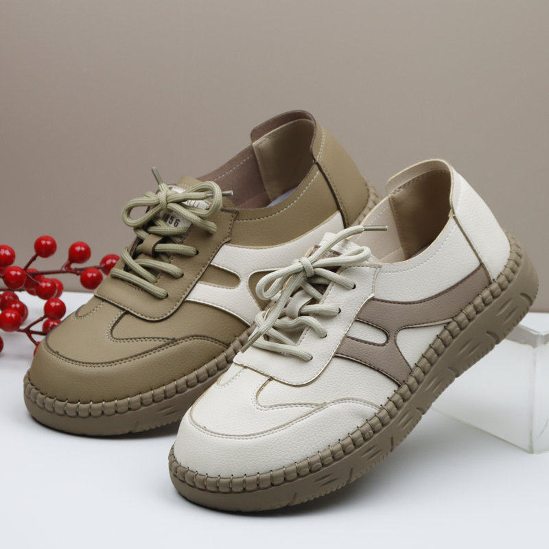 老北京布鞋女款单鞋轻便平底低帮系带女鞋妈妈鞋软底透气休闲鞋