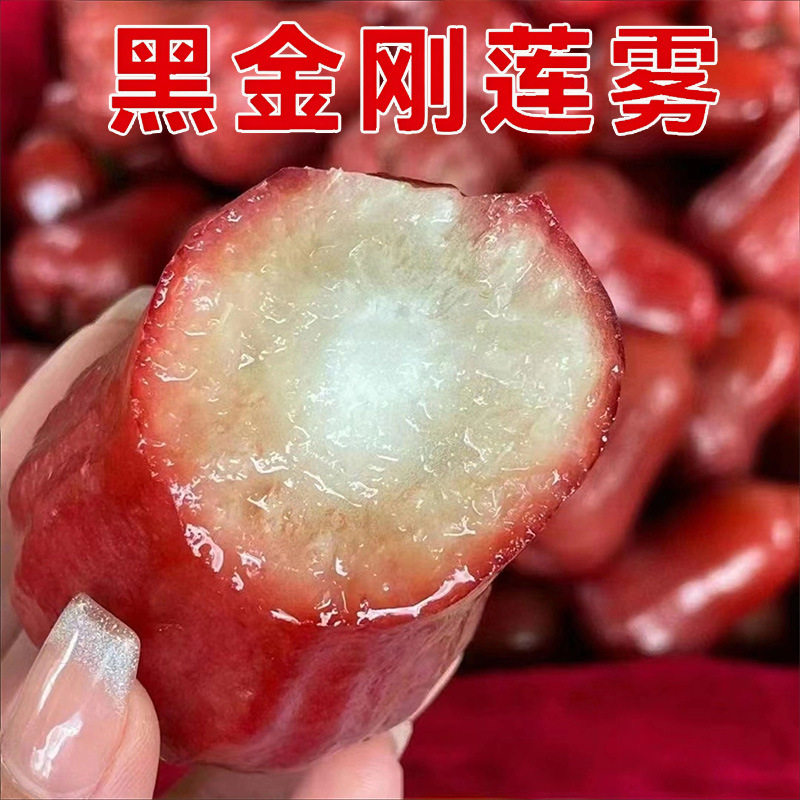 【顺丰快递】海南黑金刚莲雾果新鲜水果现摘中大果莲雾4斤礼盒装