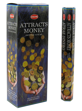 HEM印度进口正品线香Attracts Money招财香室内家用净化空气供奉