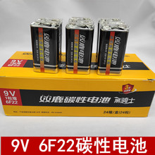 双鹿9V方块电池6F22体温枪玩具遥控器烟雾报警万能无线话筒麦克风