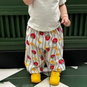 2025新款 夏款 婴儿夏季 宝宝夏日防蚊裤 薄款 超萌可爱卡通休闲裤 潮裤