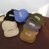 宝宝遮阳帽夏季 时髦洋气速干帽婴儿外出拍照凹造型帽子鸭舌帽 新款