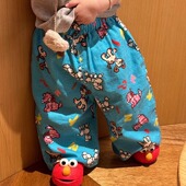 洋气时髦百搭休闲外穿潮裤 宝宝夏日薄款 夏季 2025新款 周岁服 防蚊裤