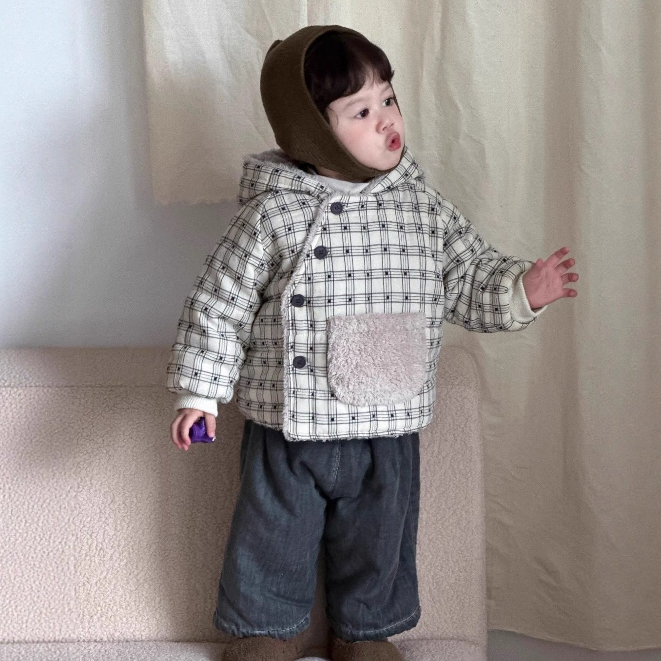 男宝宝洋气时髦冬装套装韩版帅气婴幼儿棉外套加厚打底裤子三件套,童装/婴儿装/亲子装,套装,淘宝优惠券,粉丝福利购,淘宝优惠卷