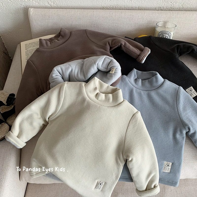 宝宝打底衫冬内搭时髦洋气婴幼儿蚕丝棉三层加厚保暖长袖T恤冬款,童装/婴儿装/亲子装,T恤,淘宝优惠券,粉丝福利购,淘宝优惠卷