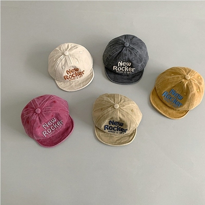 婴儿帽子2025春季新款韩范男宝软帽檐鸭舌帽婴幼儿出游凹造型帽子