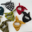 婴儿口水巾春夏宝宝帅气小方巾婴儿韩版洋气百搭凹造型领巾围巾潮