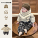 洋气夹棉加厚棉外套 超萌婴儿服帅气时髦棉服外套韩版 男宝新款 冬装