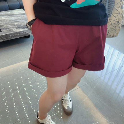 大码女装2024年夏装显瘦胖mm休闲通勤宽松甜酷显白阔腿短裤热裤子