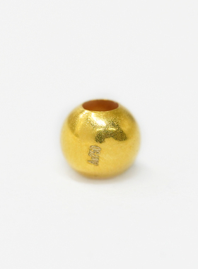 【店铺专属】18k金小金珠百搭DIY配件（光面）【CZ0001】约卡4mm