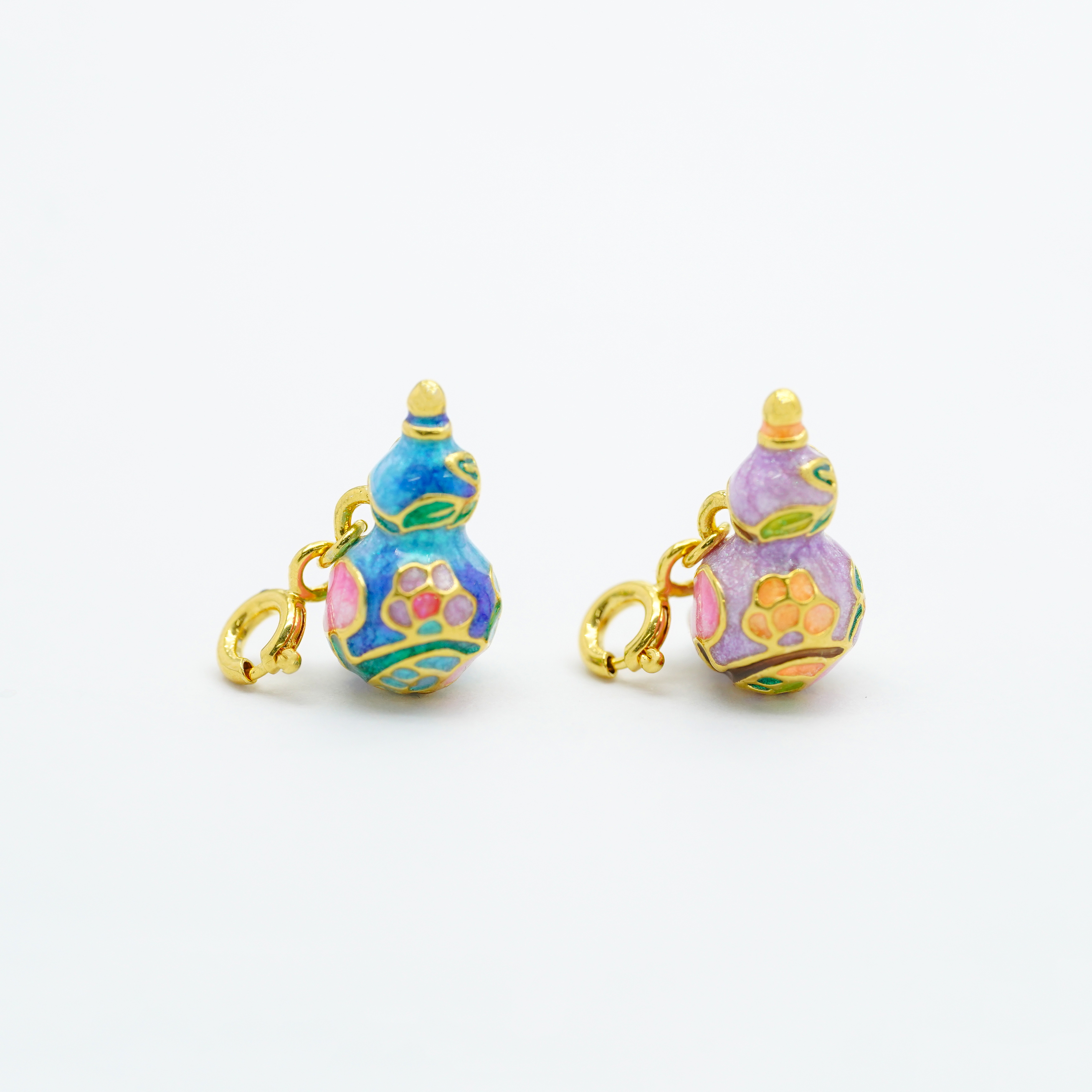 18k金吉祥葫芦福禄吊坠百搭配件