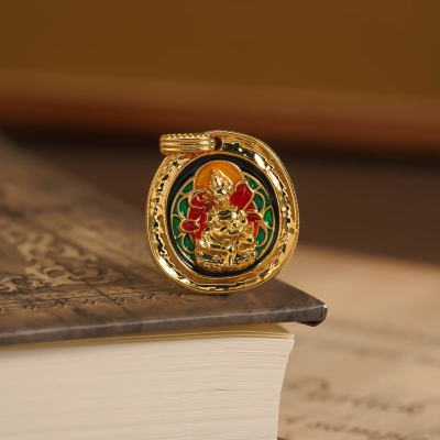 【店铺专属】18k金黄财神吊坠百搭DIY配件（不含链）【QL06020】