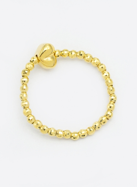 18k金屁桃爆闪戒指【QL07135】