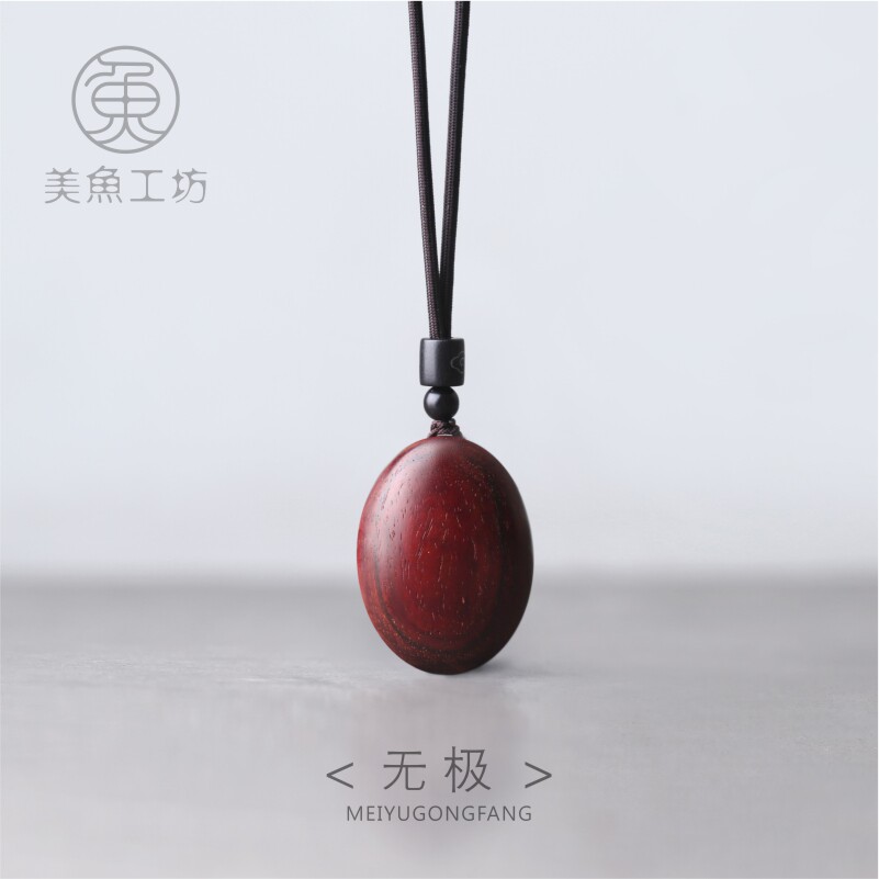 美鱼工坊男女沉香木吊坠