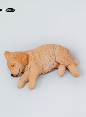 JXK small 金毛哈士奇拉布拉多手办模型仿真小狗迷你公仔微缩摆件