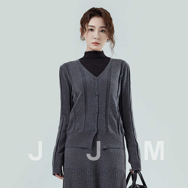 MONLINLO舒服绒女士开衫毛衣