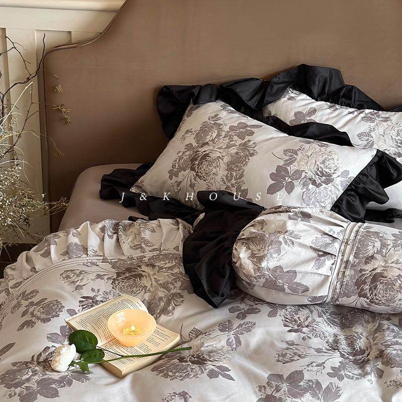 法式复古100S全棉磨毛四件套