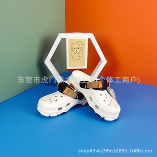 2025年新款 男女情侶同款 沙灘包頭舒適輕便時尚 百搭速 特林洞洞鞋