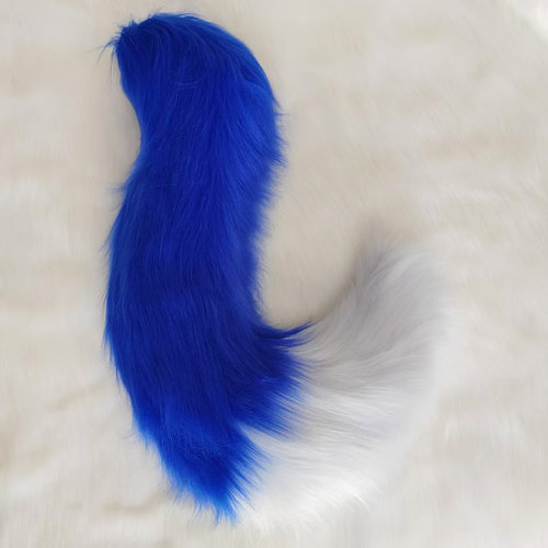 兽装尾巴福瑞furry长毛猫尾虎尾狼狐狸尾巴COS道具毛茸茸大号尾巴
