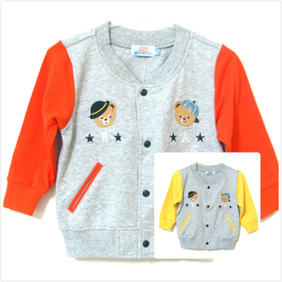 包邮 22700男童开胸外套80 清货特价 T恤 110 叭叭贝比长袖