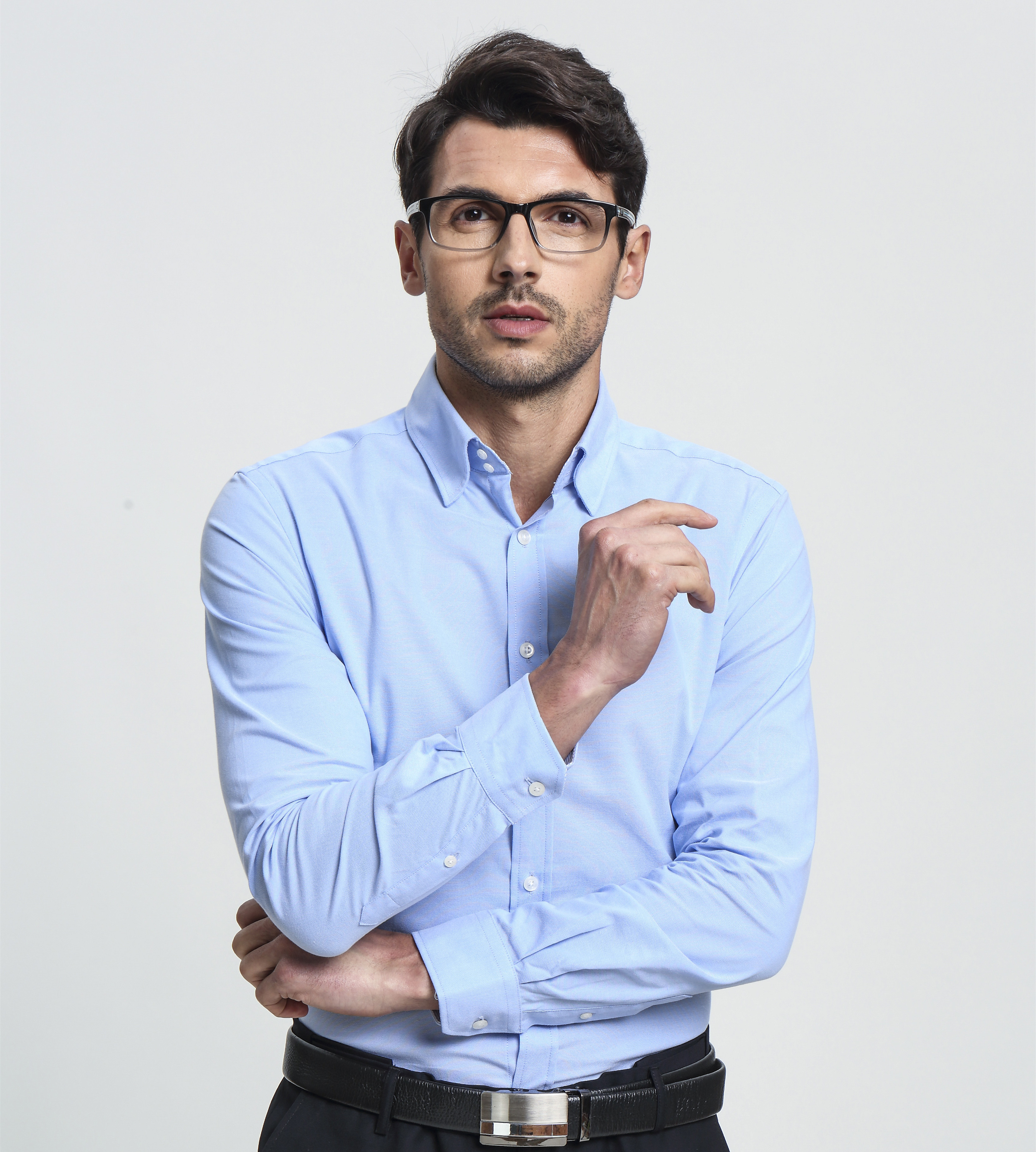 tngt推荐单品牛津纺配色版型衬衫