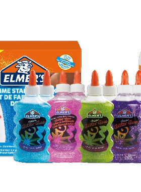 艾默思 elmers 派对礼物起泡胶牛头胶魔法黏胶史莱姆缤纷套装新年