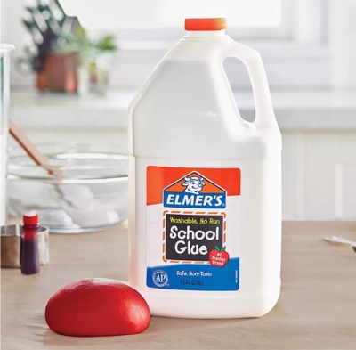 进口Elmers埃尔默史莱姆胶水深蓝牛头学生胶白胶透明胶艾默思牛全